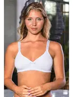 Pamuklu Emzirme Sütyeni Beyaz Gallipoli 1080 Beyaz detay görünüm