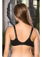 Pamuklu Emzirme Sütyeni Siyah Gallipoli 1080 Siyah detay görünüm