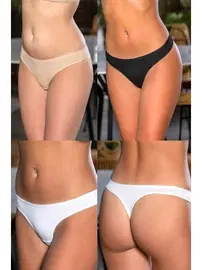 Gallipoli Pamuklu String (karişik) Siyah-beyaz-ten Gallipoli 2962