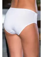 Pamuklu Yüksek Bel Slip Külot Beyaz Gallipoli 2966 Beyaz detay görünüm
