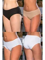 Pamuklu Yüksek Bel Slip Külot (karişik) Siyah-beyaz-ten Gallipoli 2966 Karişik (siyah/beyaz/ten)