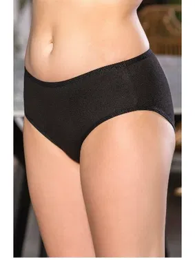 Gallipoli Pamuklu Yüksek Bel Slip Külot Siyah Gallipoli 2966