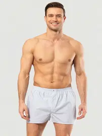 Cacharel Poplin Boxer Cacharel 1113/Çizgili Açık Mavi