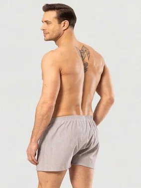 Cacharel Poplin Boxer Cacharel 1113/Düz Kahve - Alternatif Görünüm