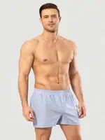 Poplin Boxer Cacharel 1113/Düz Mavi Mavi farklı açı