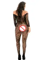 Siyah Özel Bölgesi Açık Vücut Çorabı Real Passione 30095 Siyah görsel 5