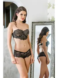 Gallipoli Straplez Sütyen, Boxer Takim Siyah Gallipoli 3513