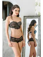 Straplez Sütyen, Boxer Takim Siyah Gallipoli 3513 Siyah