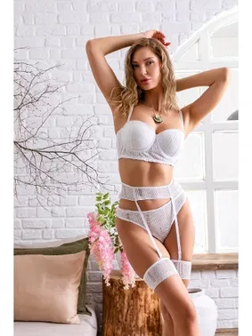 Gallipoli Straplez Sütyen, Jartiyer Ve String Takim Ekru Gallipoli 32182 - Alternatif Görünüm