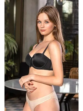 Gallipoli Straplez Sütyen Siyah Gallipoli 1410 - Alternatif Görünüm