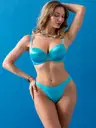 Sütyen ve Slip Külot Takim Turkuaz Gallipoli 32211