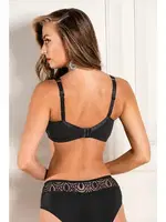 Toparlayici Minimizer Sütyen Siyah Gallipoli 11820 Siyah detay görünüm