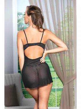 Gallipoli Transparan Mini Boy Babydoll String Takim Siyah Gallipoli 31962 - Alternatif Görünüm