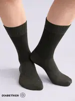 Unisex Diyabetik Bambu Soket Çorap Mısırlı UMDK000021 Siyah görsel 20