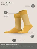 Unisex Diyabetik Bambu Soket Çorap Mısırlı UMDK000021 Siyah görsel 31