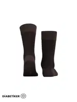 Unisex Diyabetik Bambu Soket Çorap Mısırlı UMDK000021 Siyah görsel 10