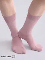 Unisex Diyabetik Bambu Soket Çorap Mısırlı UMDK000021 Siyah görsel 8