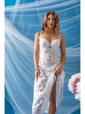 Gallipoli Uzun Gecelik Elbise, Slip Külot Takim Ekru Gallipoli 32291