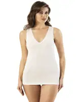 Viskon Raporlu Kaşkorse Dantelli Kadın Atlet 6'lı Kota 6658 Karışık Renk farklı açı