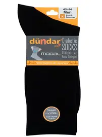Dündar Çorap Yazlık 12'li Erkek Modal Diyabetik Çorap 40-44 Dündar 6951