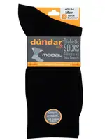 Yazlık 12'li Erkek Modal Diyabetik Çorap 40-44 Dündar 6951 Siyah