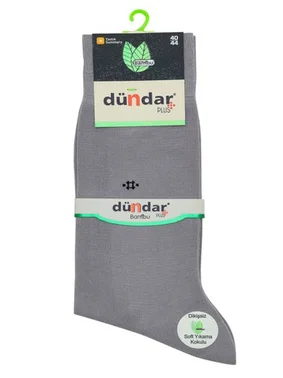 Dündar Çorap Yazlık İnce 12'li Bambu Erkek Çorap 40-44 Dündar 5534-1