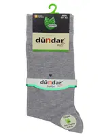 Yazlık İnce 12'li Bambu Erkek Çorap 40-44 Dündar 5534-1 Gri görsel 9