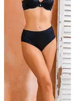 Yüksek Bel Slip Külot Siyah Gallipoli 22071 Siyah