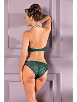 Zincir Detayli Transparan Sütyen, Slip Külot Takim Zümrüt Gallipoli 31751 Zümrüt detay görünüm