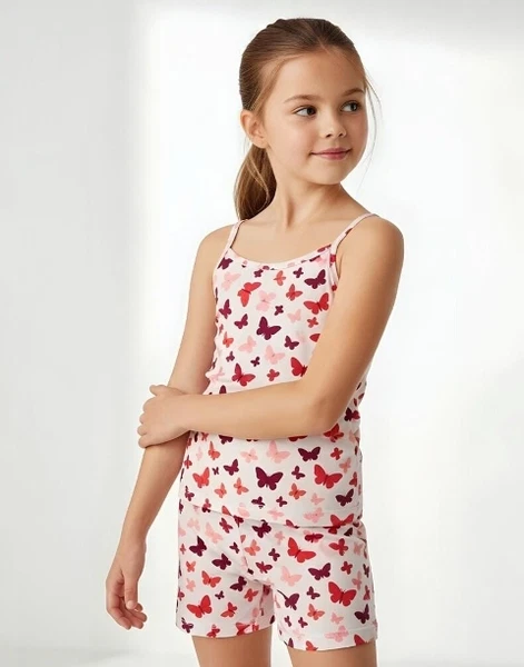 Desenli Kız Çocuk Takım 6'lı Defnem 3101