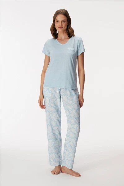 Kadın T-Shirt ve Pantolon Takım Anıl 11351