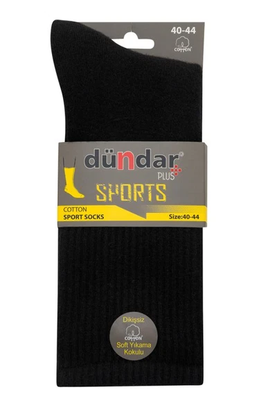 Kışlık 12'li Erkek Pamuklu Taban Havlu Tenis Çorap 40-44 Dündar 7101