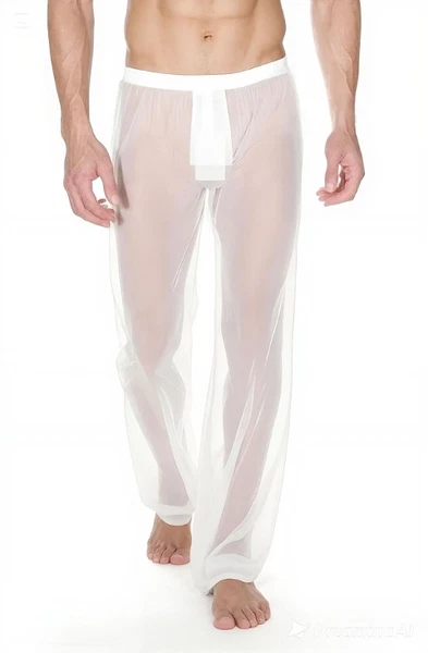 Erkek Beyaz Transparan Pijama La Blinque 15854-15287beyaz
